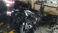 QuickCheck: Were several motorcycles damaged in a fire at a block of flats in Gombak?