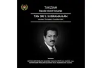 King, Queen extend condolences to family of S.Subramaniam