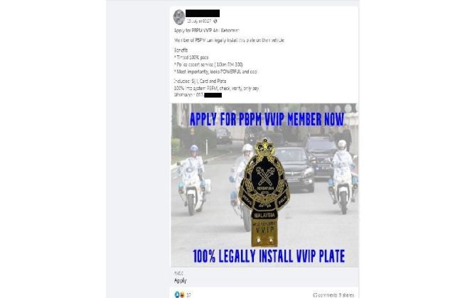 Bukit Aman warns public of scam ads for fake association of ex-cops - Vimarsana News