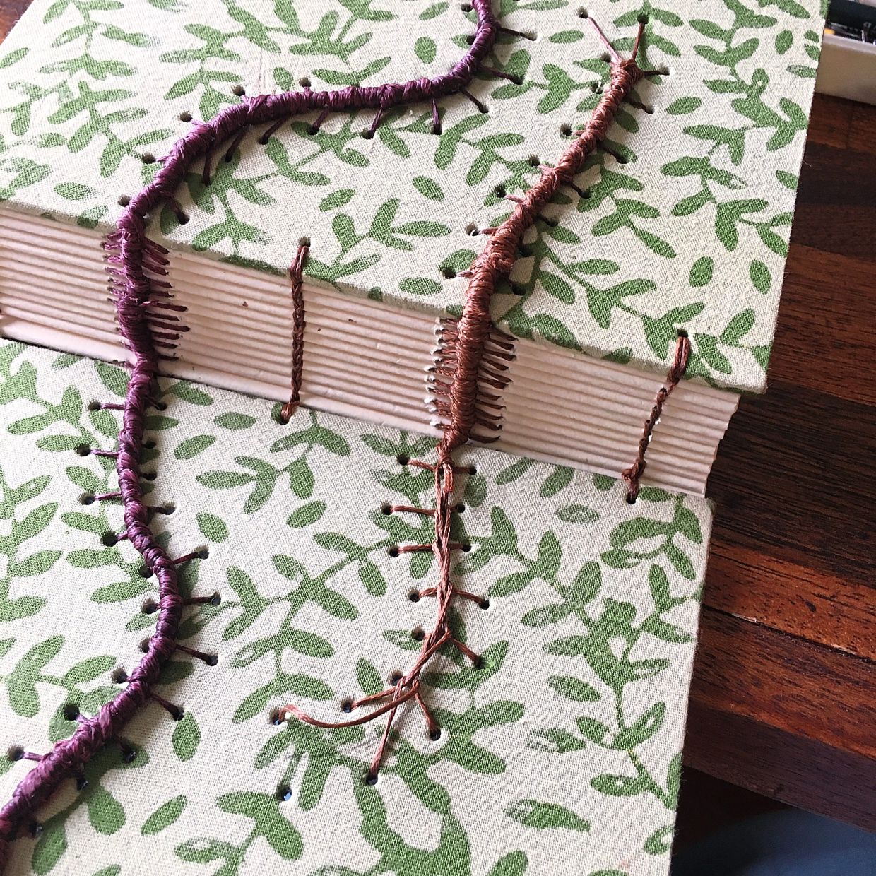 Centipede stitching is one of the techniques used in bookbinding.