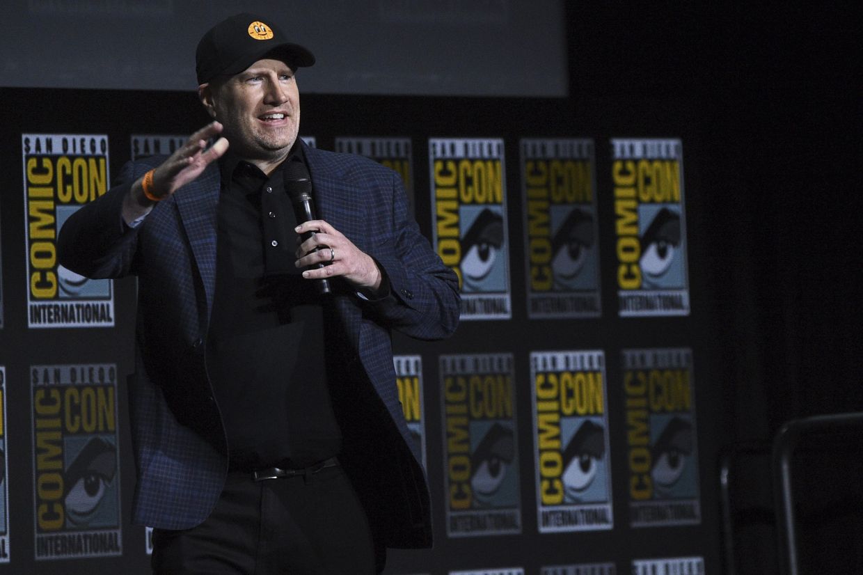 Kevin Feige attends a panel for Marvel Studios on day three of Comic-Con International on Saturday, July 23, 2022, in San Diego. – Photo: AP