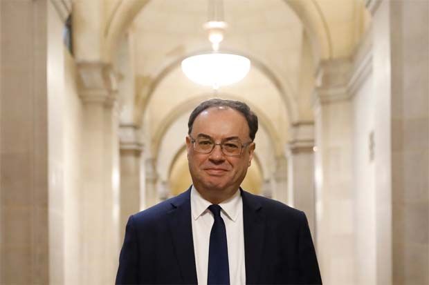 But the pressure on Governor Andrew Bailey (pic) and colleagues has intensified after big rate hikes by the U.S. Federal Reserve, the European Central Bank and other central banks, weakening the value of the pound, which could add to inflation.