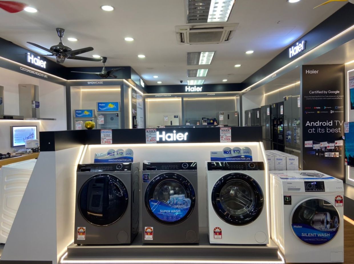 Haier Brand Shops allow customers to see the latest products and technologies from Haier.