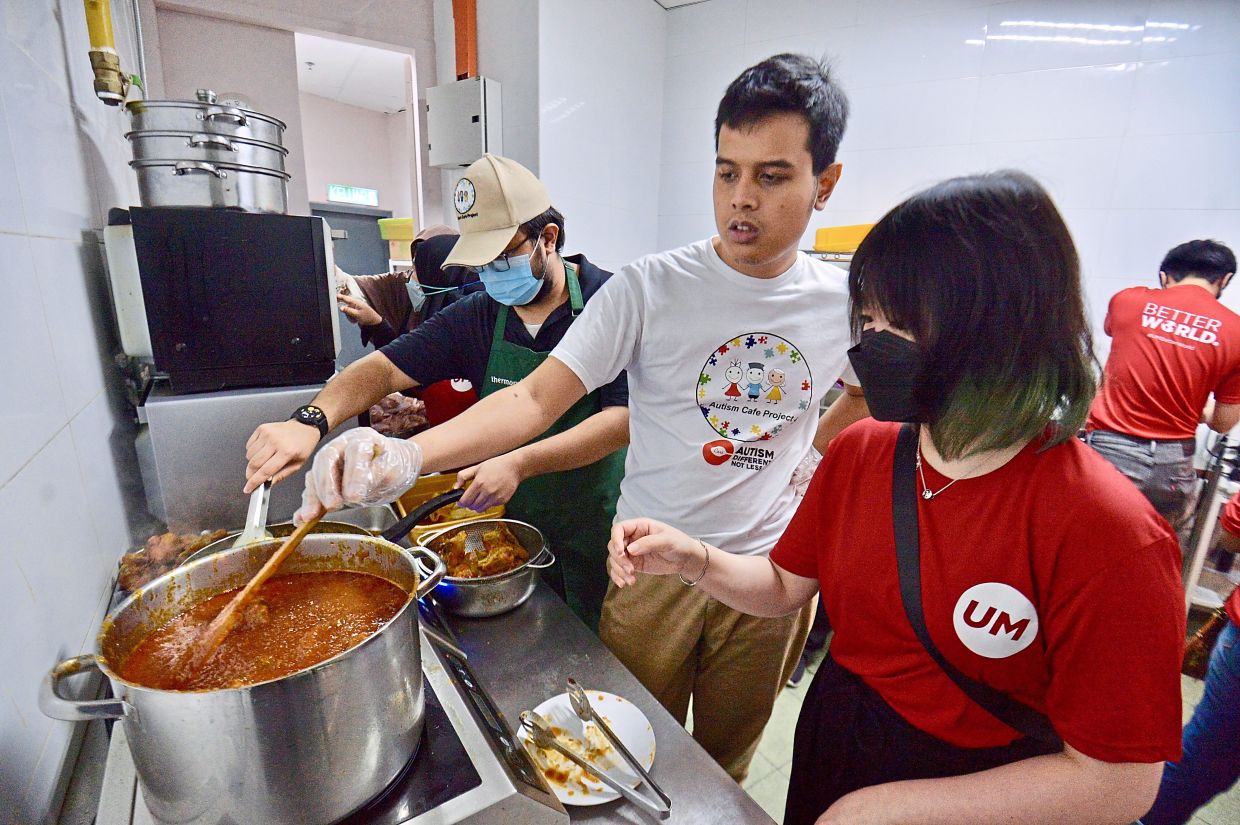 With proper training, autistic people like Muhammad Luqman can excel in different skills. 