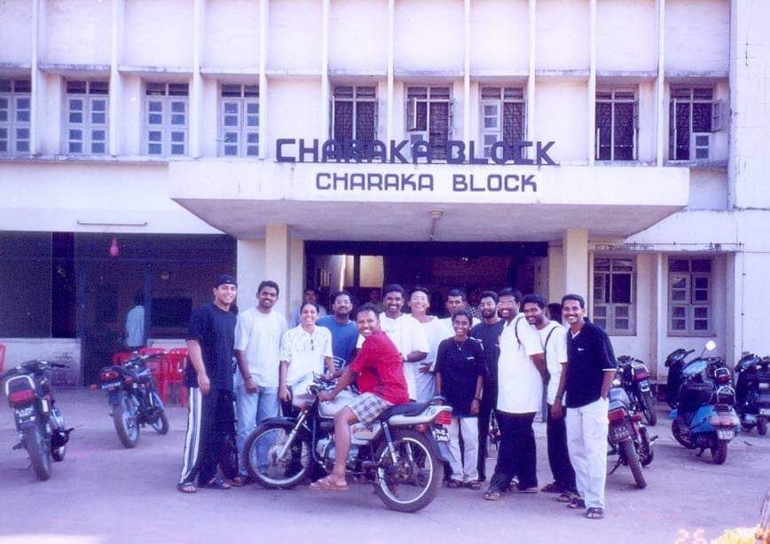 Throwback to 1997 with the first batch of students at their hostels in Manipal, India.