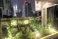 Italian-inspired rooftop venue overlooking city