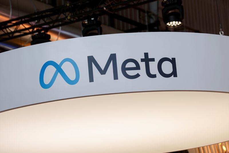 A logo of Meta Platforms Inc. is seen at its booth at the Viva Technology conference dedicated to innovation and startups at Porte de Versailles exhibition center in Paris France June 17 2022. REUTERSBenoit Tessier