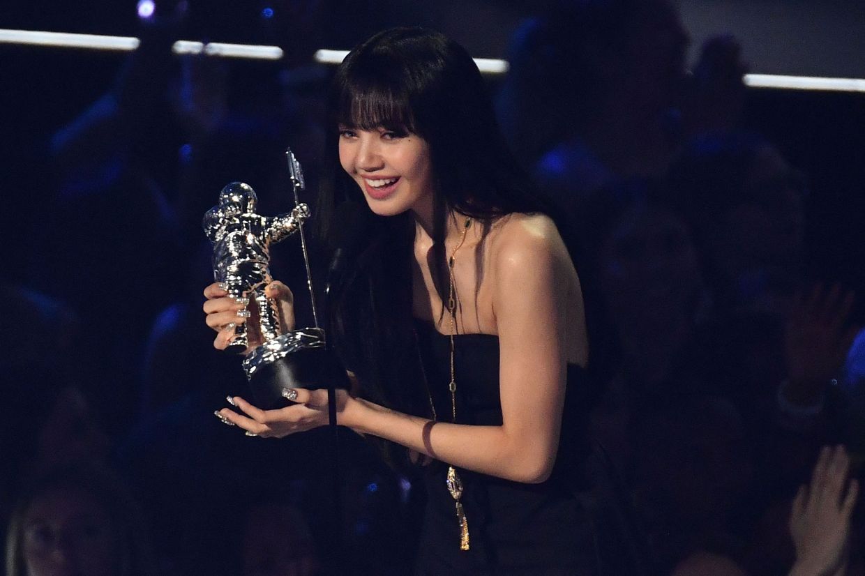 Blackpink's Lisa snags the Best K-Pop award for the track 'LaLisa'. Photo: AFP