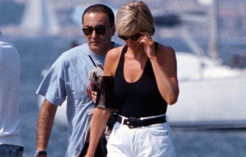 Princess Diana and Dodi Fayed. Photo: AP