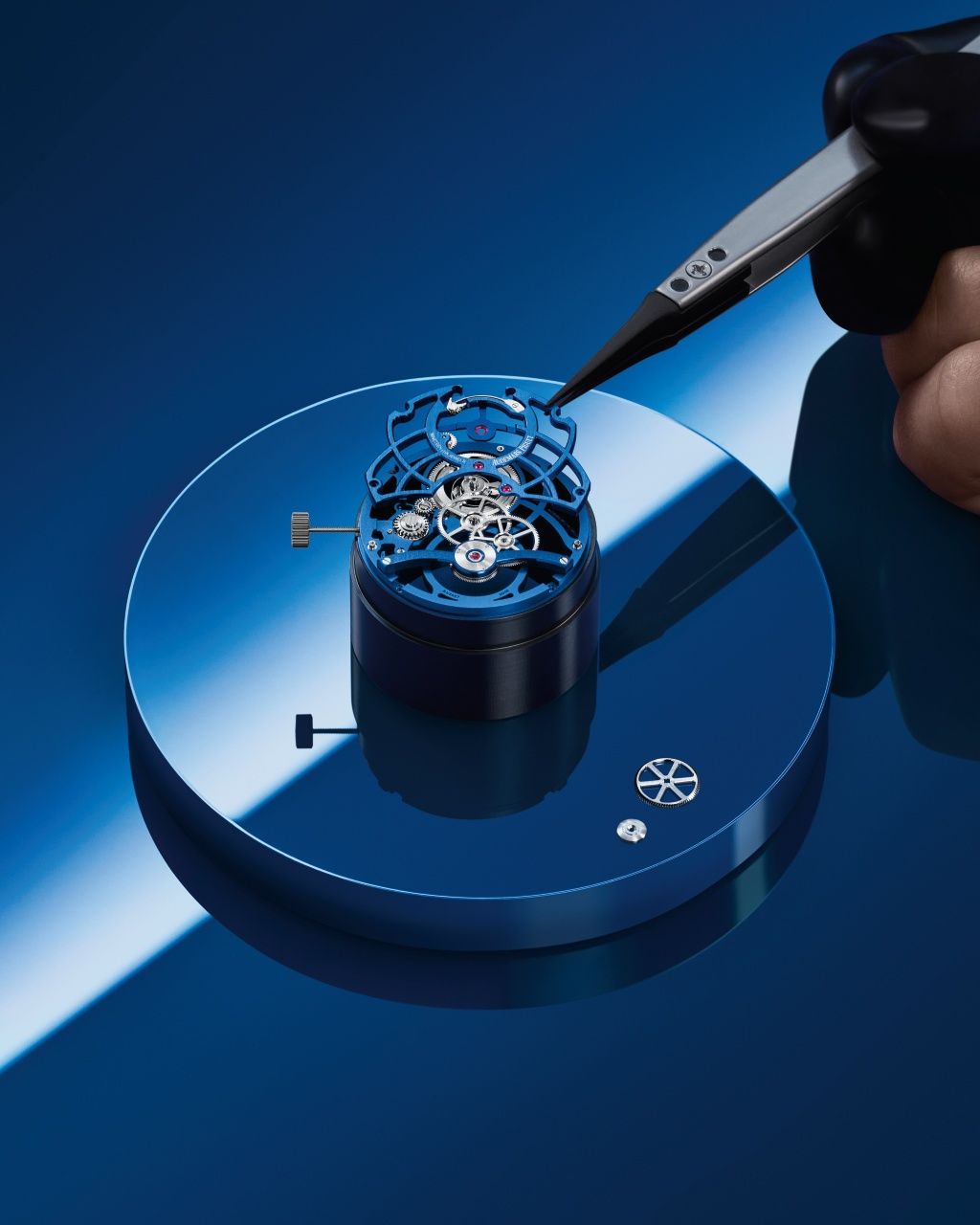 The new Tourbillon Openworked showcases the talents and dedication of Audemars Piguet artisans in hand finishing.