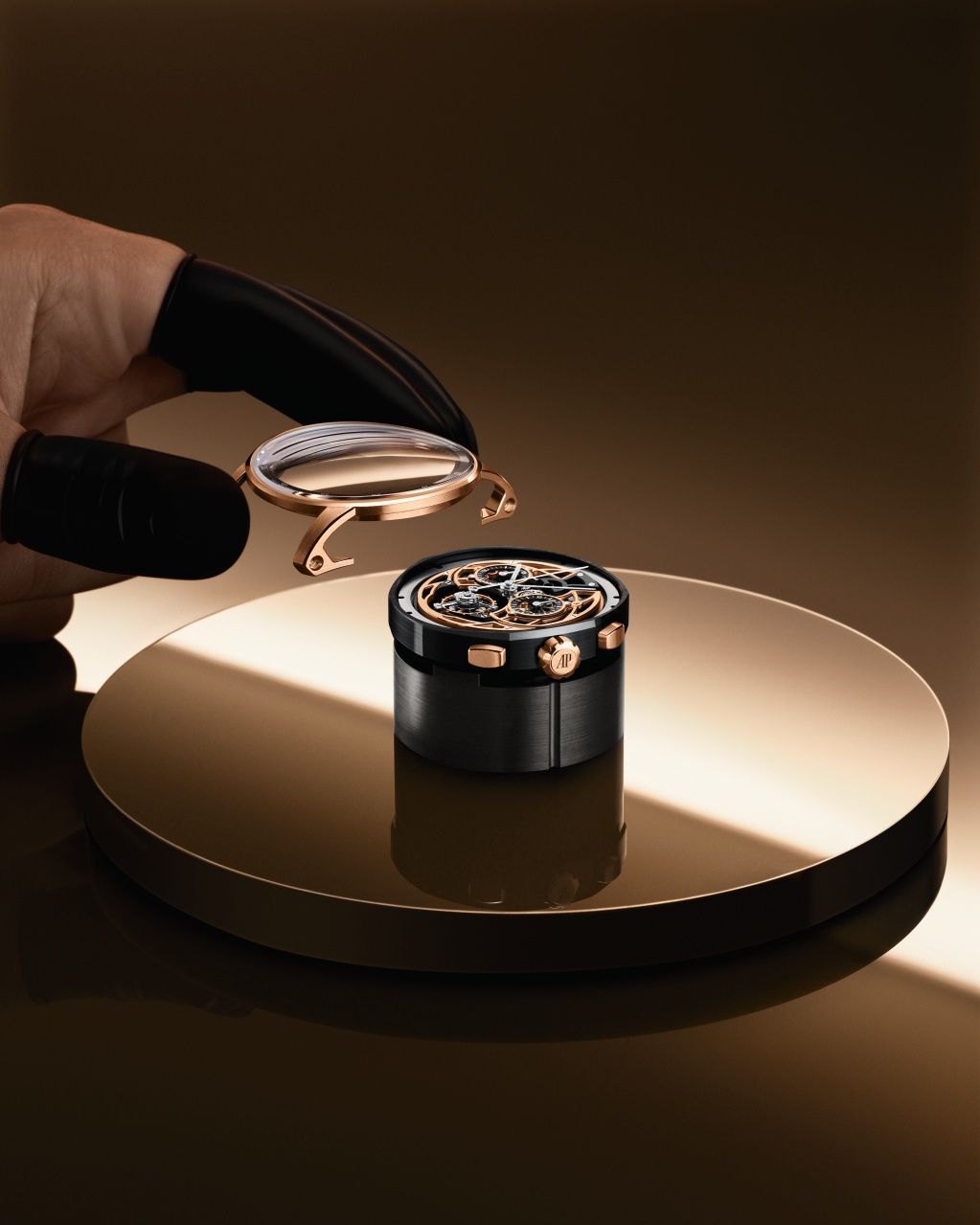 The Code 11.59 by Audemars Piguet Selfwinding Flying Tourbillon Chronograph requires specific manufacturing and hand-finishing processes.