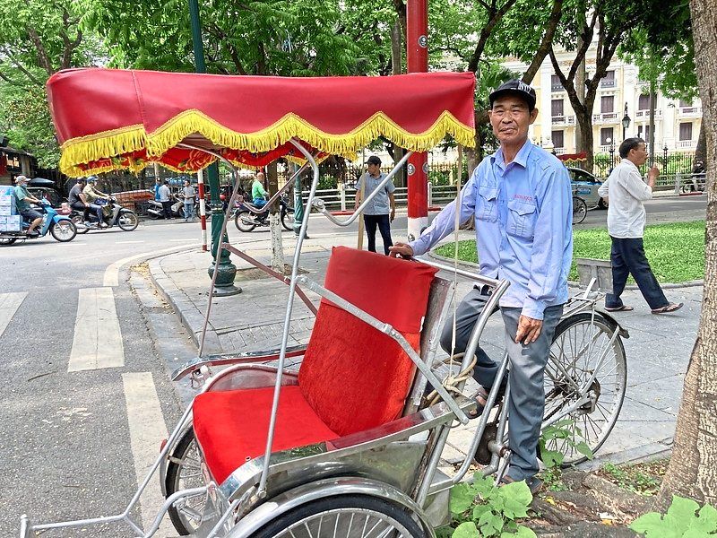 Outmoded model Ride may be over for Hanoi's historic cycle rickshaws