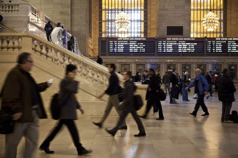 FILE PHOTO - Commuters pass through Grand Central Terminal in New York November 12 2012. REUTERSAndrew Burton