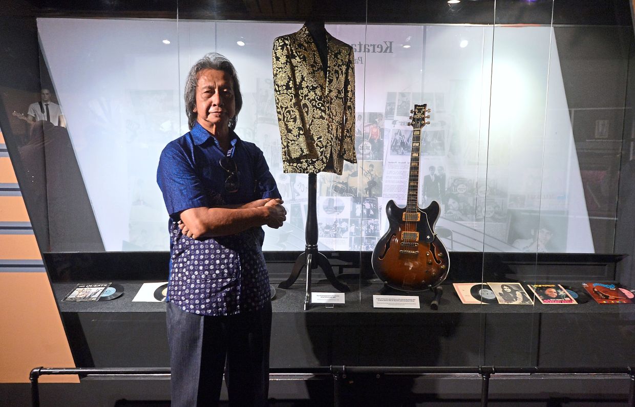 Veteran musician Adnan is a part of the 1960s music forum and will also be on stage for the accompanying concert at the Ipoh Music Symposium. Photo: The Star/Filepic