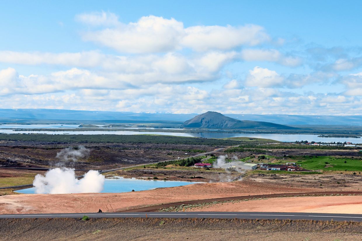 Iceland's Lake Mývatn was created by a volcanic eruption more than 2,000 years ago.