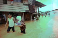 Heavy rain causes flooding in Padang Terap and Kubang Pasu