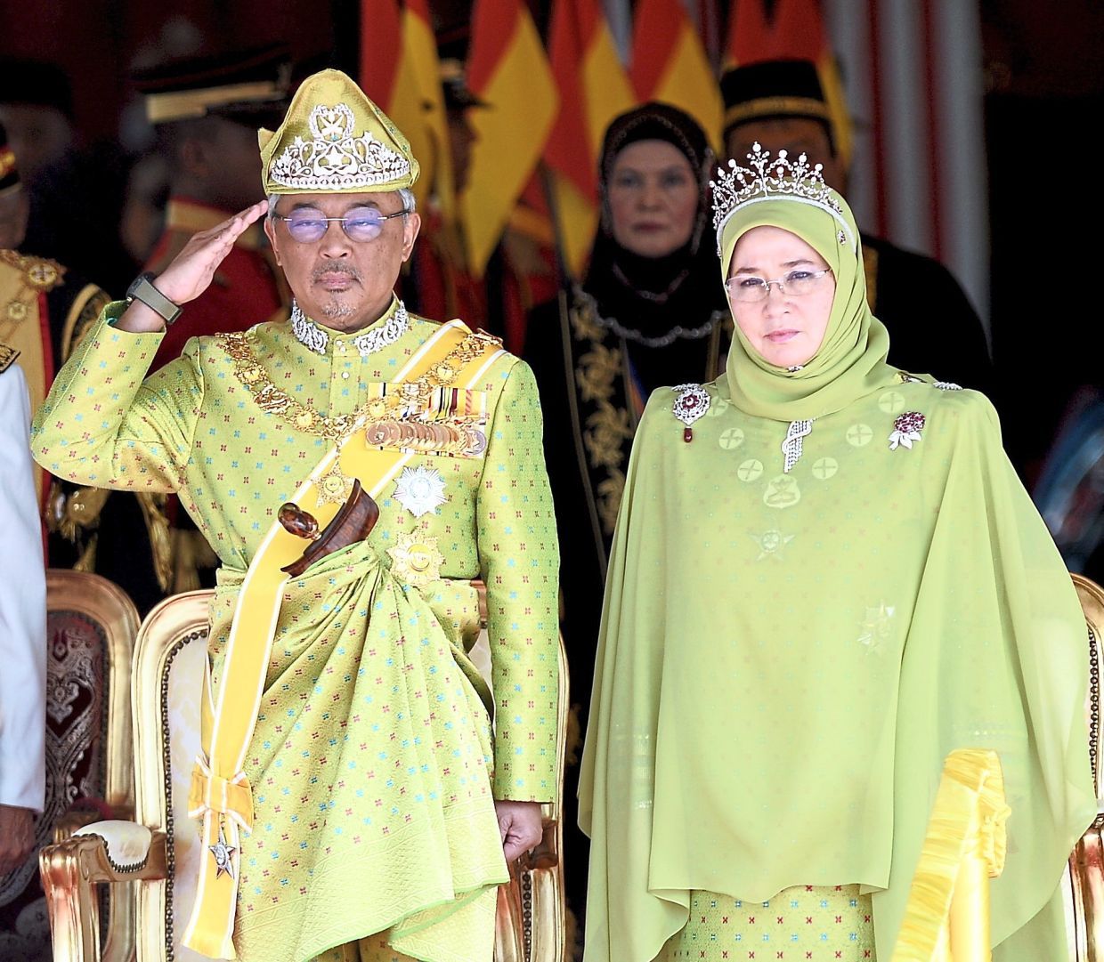 King, Queen return home from Singapore The Star