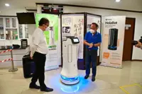 Gift of hi-tech disinfection robot for free clinic in KL