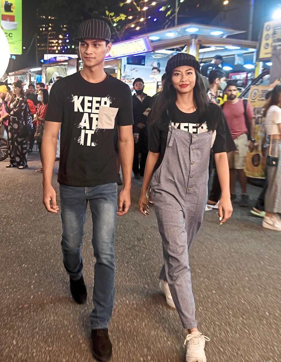 Ti:Zed features a twinning couple-wear concept.
