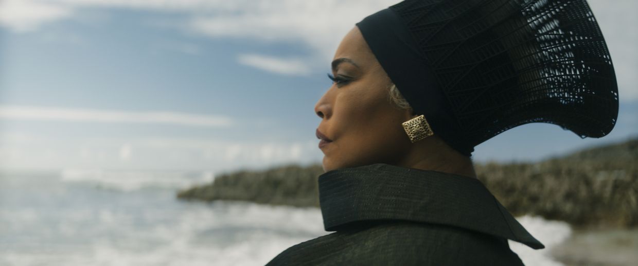 Angela Bassett as Queen Mother Ramonda.