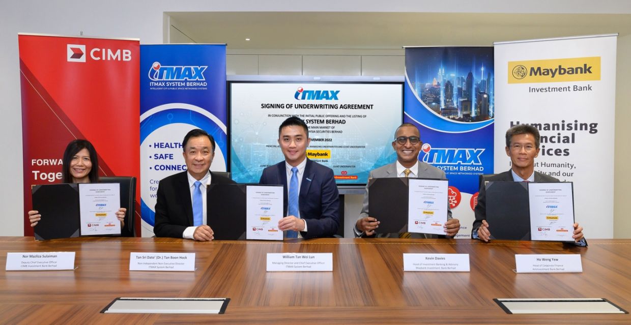ITMAX System signs underwriting deal with investment banks 'The Star