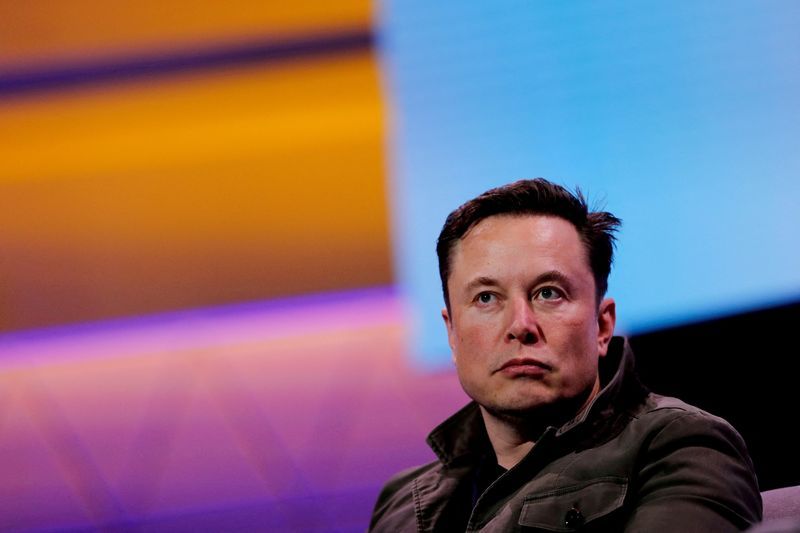 FILE PHOTO SpaceX owner and Tesla CEO Elon Musk speaks during a conversation with legendary game designer Todd Howard not pictured at the E3 gaming convention in Los Angeles California U.S. June 13 2019.  REUTERSMike Blake