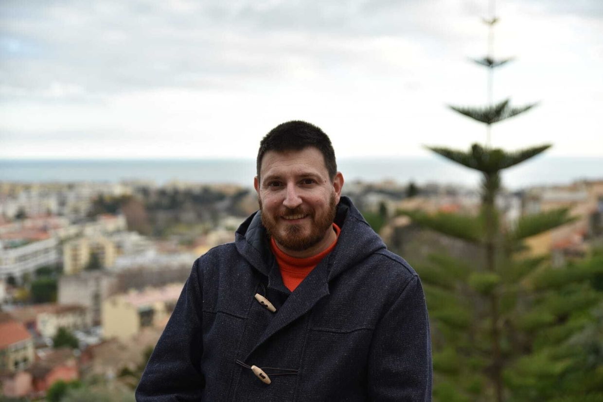 Thomas Ebele, co-founder of the ethical and eco-responsible fashion label SloWeAre, and co-author of the guide 'La Face Cachee Des Etiquettes'. Photo: AFP
