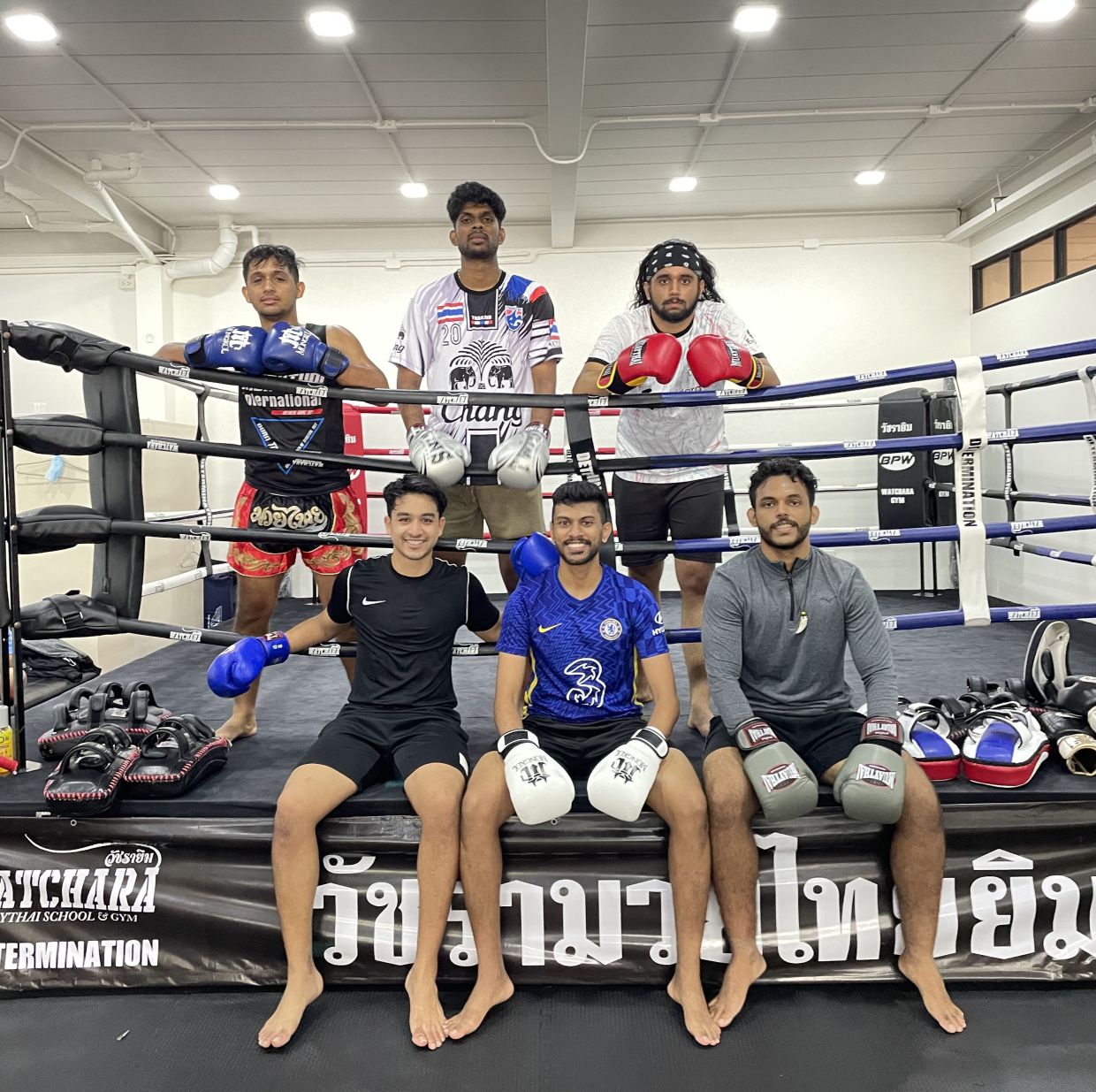 Malaysian friends flew to Bangkok to see favourite EPL team and learn