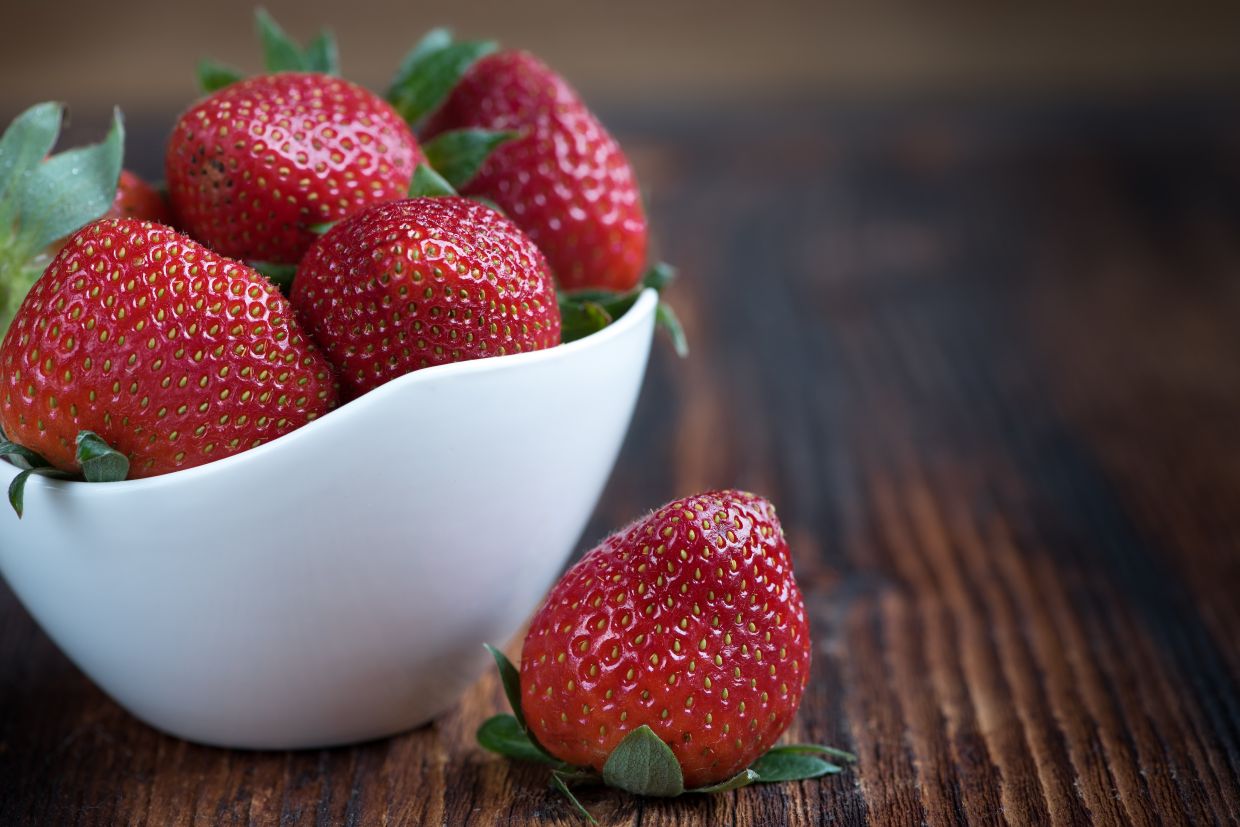 Fresh strawberries contain Vitamin C, a powerful antioxidant. — PIXABAY/Pexels