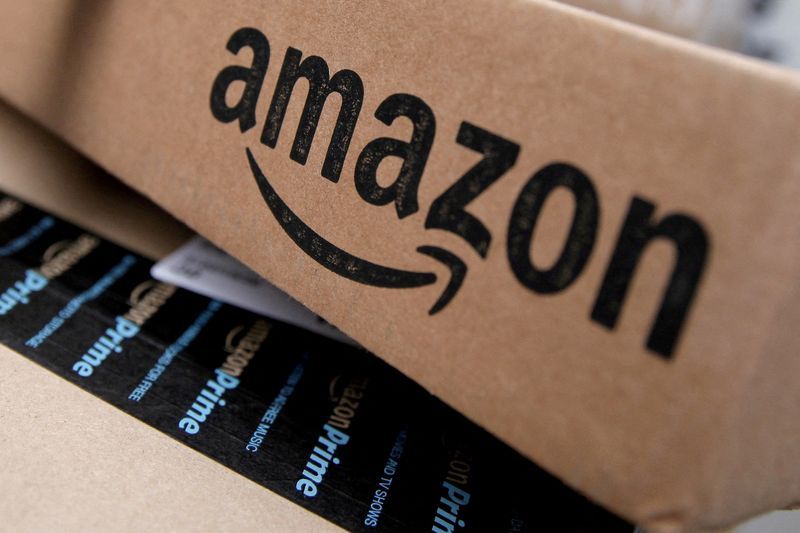 FILE PHOTO Amazon boxes are seen stacked for delivery in the Manhattan borough of New York City January 29 2016. REUTERSMike SegarFile Photo