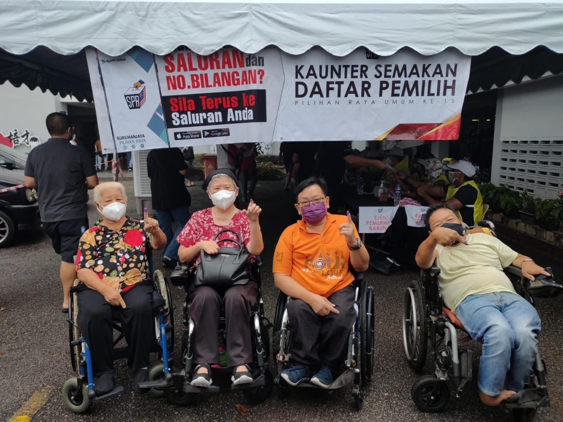 GE15: Disabled community come out in full force to vote - Vimarsana News