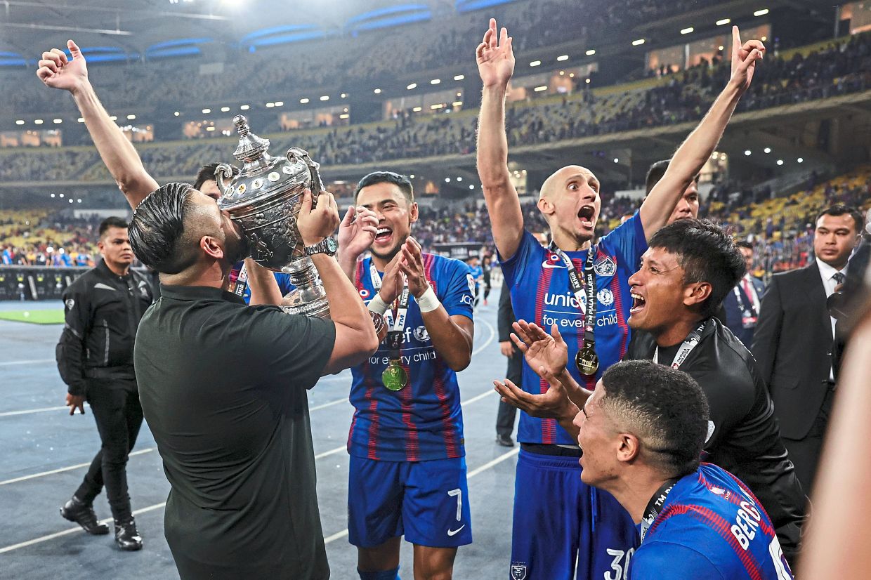 Football Bidoglio thanks everyone for helping JDT win quadruple The Star