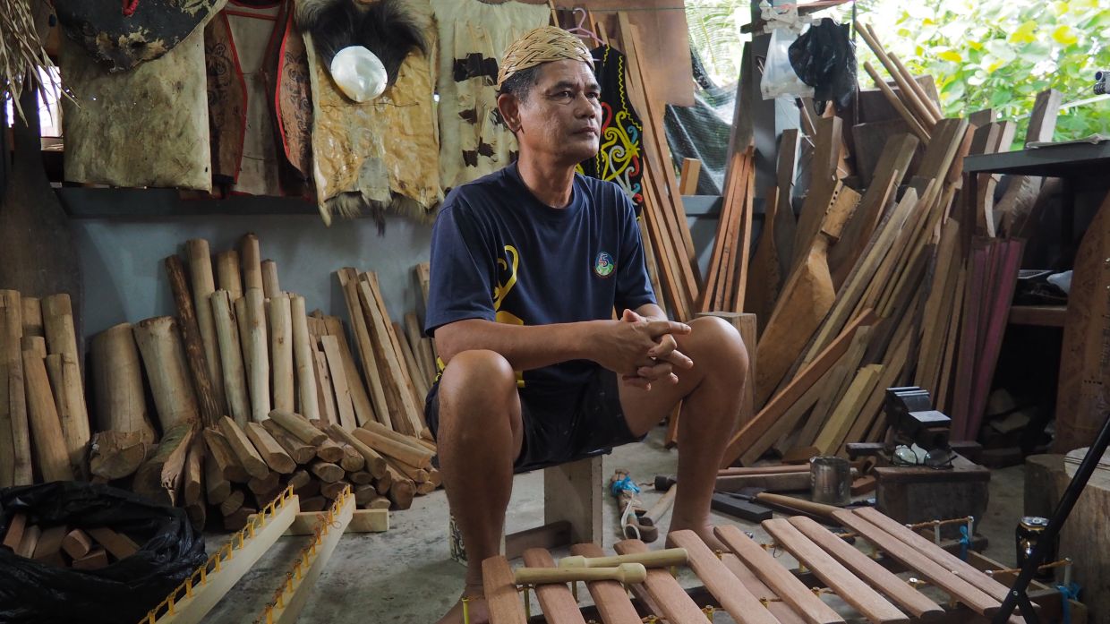 Salomon Gau is a musician and craft artisan, originally from Long Ikang, Baram, and now based in Miri. Deeply passionate about preserving his cultural heritage, Salomon has dedicated close to 20 years to researching, understanding and honing his craft. Photo: Handout