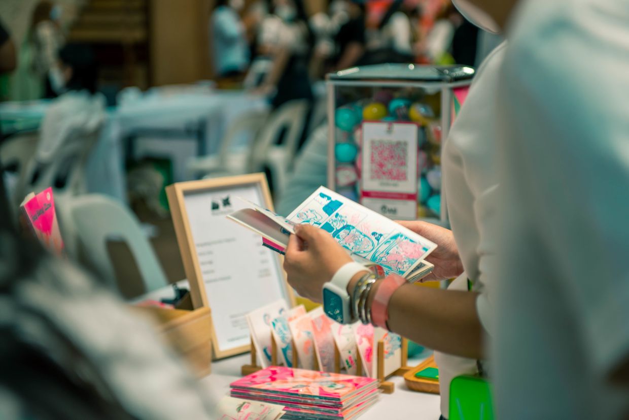 The Kuala Lumpur Art Book Fair aims to promote art books as a creative medium.  Photo: Kuala Lumpur Art Book Fair