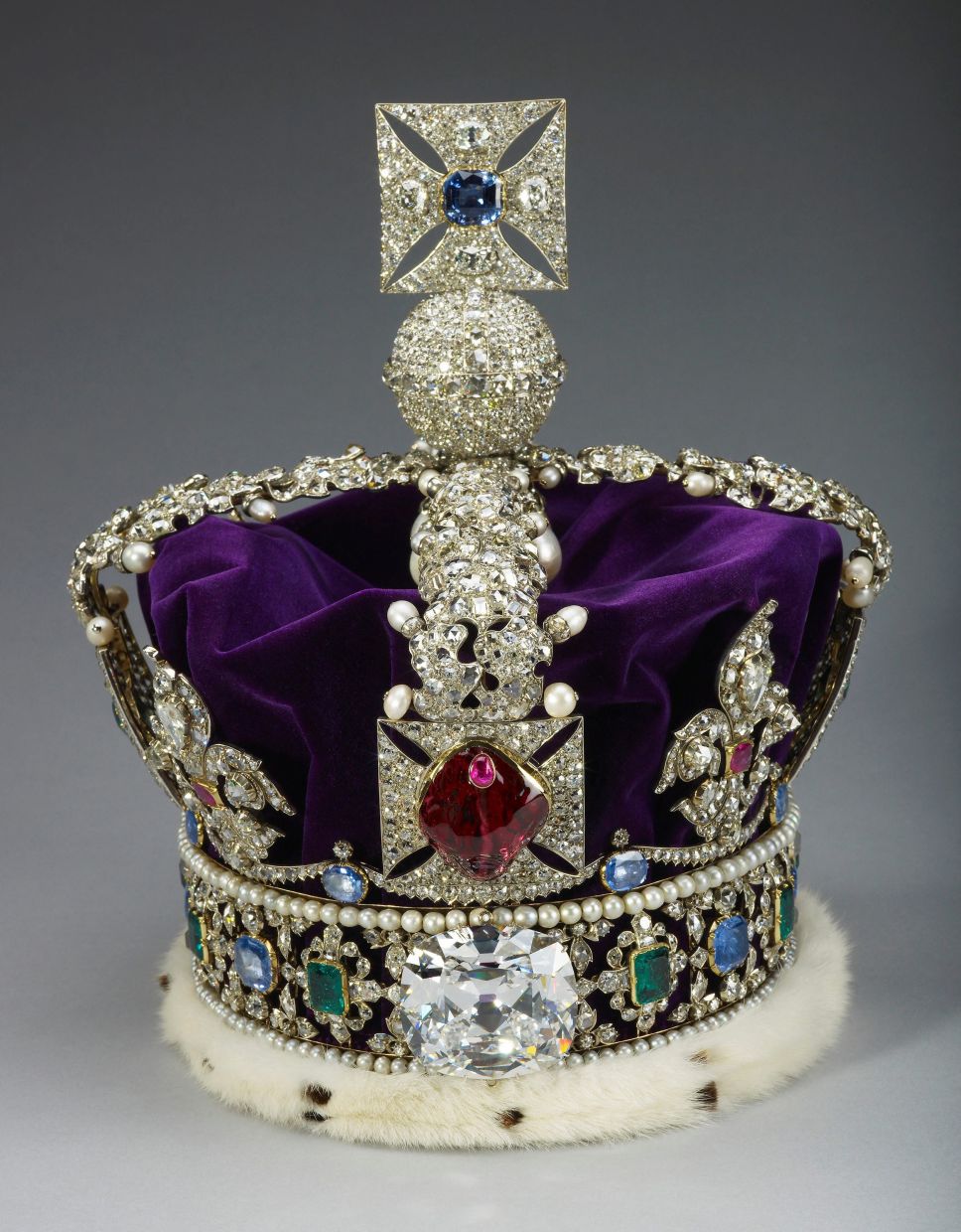 An undated handout photo, issued by Buckingham Palace, shows the Imperial State Crown which will be worn by Britain's King Charles on his coronation day on May 6, 2023. Photo: Reuters 