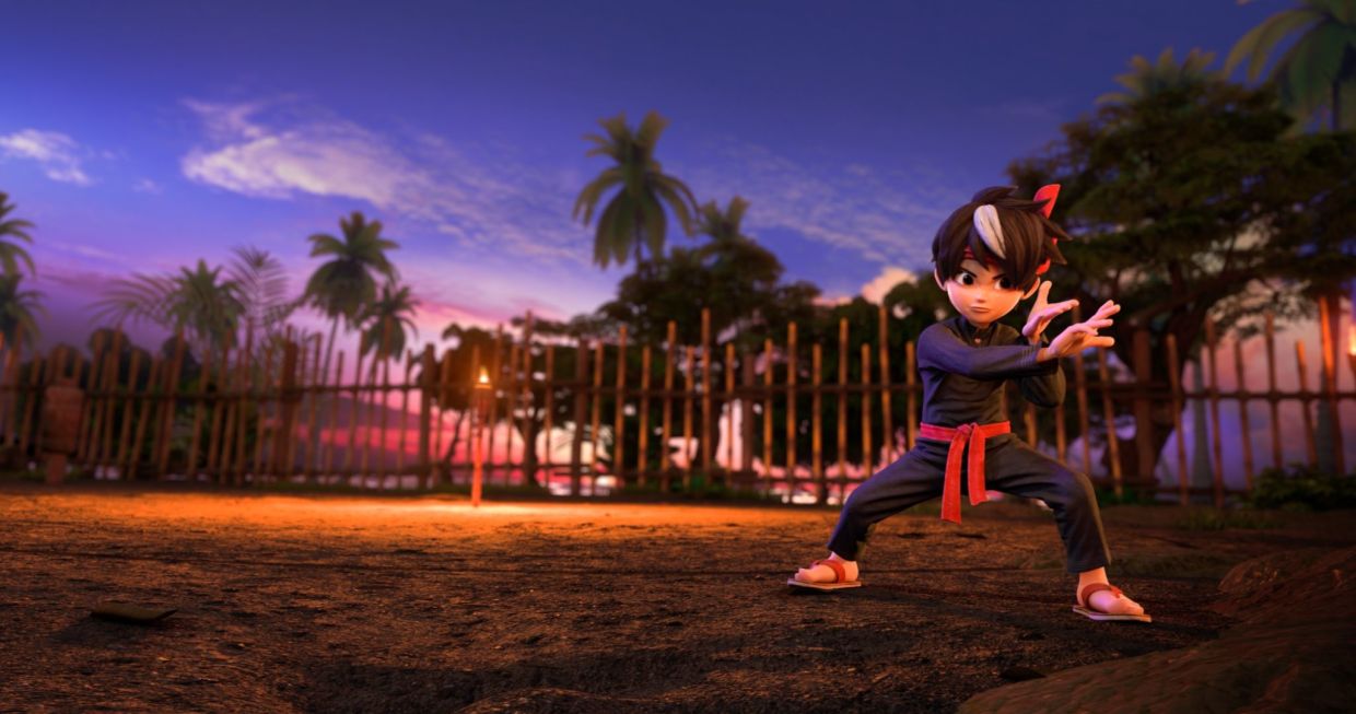 The film features top-notch animation quality like seen in this scene.
