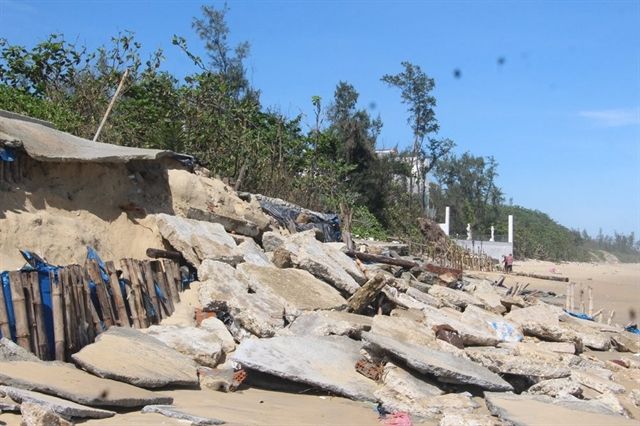Serious erosion puts Quang Nam people's lives in danger - Vimarsana News
