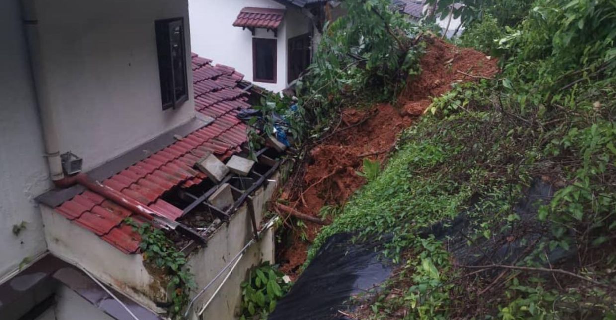 Taman Halaman in Ampang hit by landslide again - Vimarsana News