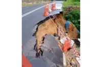 Slope collapse closes stretch of Jalan Tampin-Kuala Pilah-Manchis route