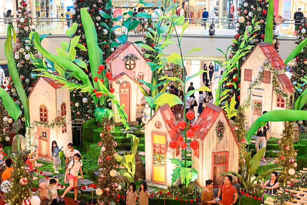 The festive forest full of surprises at Mid Valley Megamall.