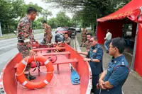 Forward bases set up for flood rescue operations