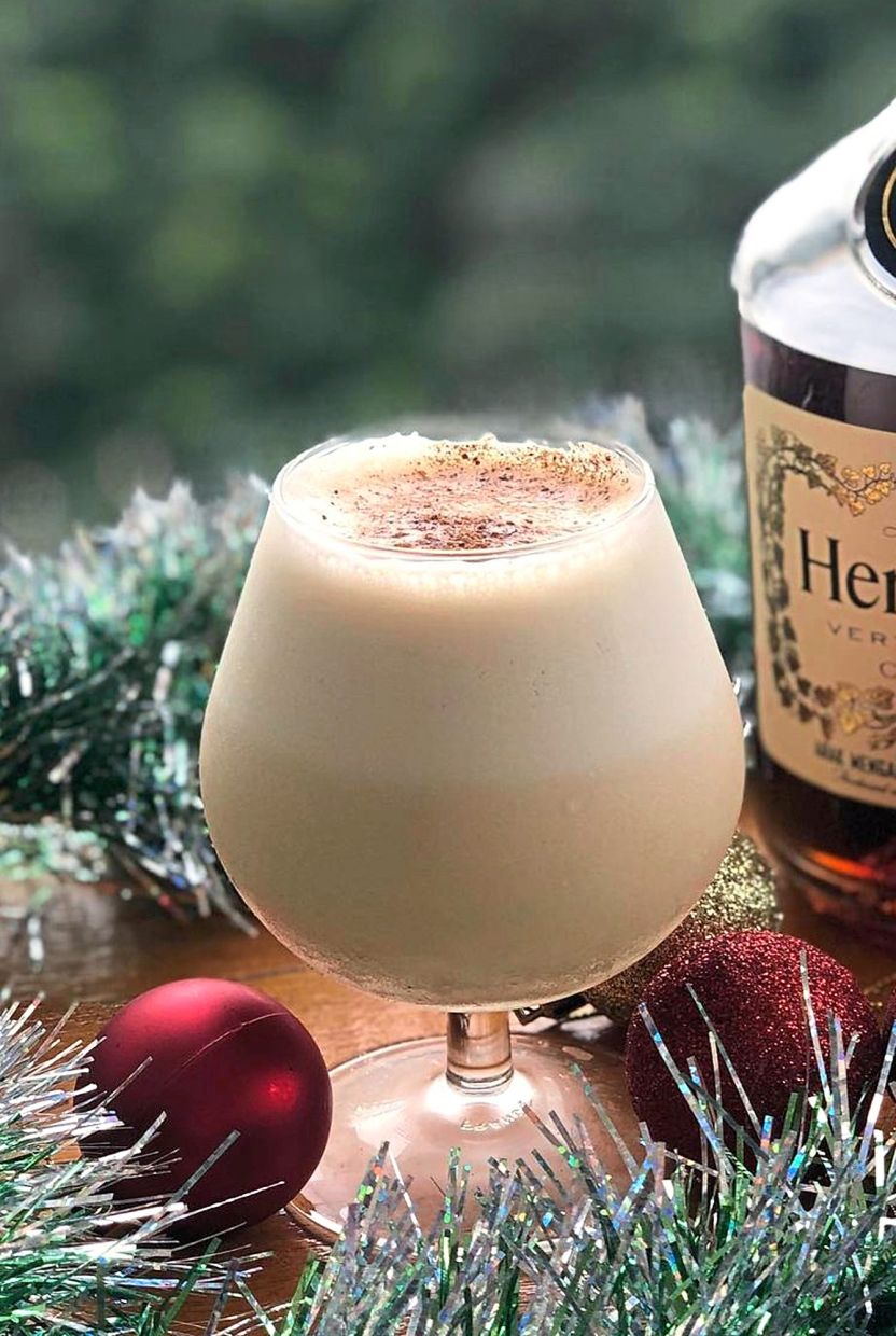 Eggnog is one of the most traditional of all Christmas cocktails.