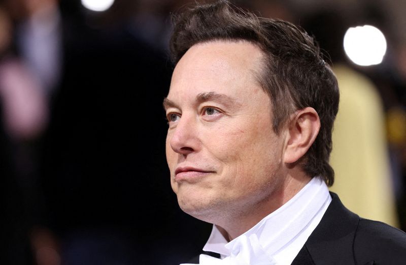 FILE PHOTO Elon Musk arrives at the In America An Anthology of Fashion themed Met Gala at the Metropolitan Museum of Art in New York City New York U.S. May 2 2022. REUTERSAndrew KellyFile Photo