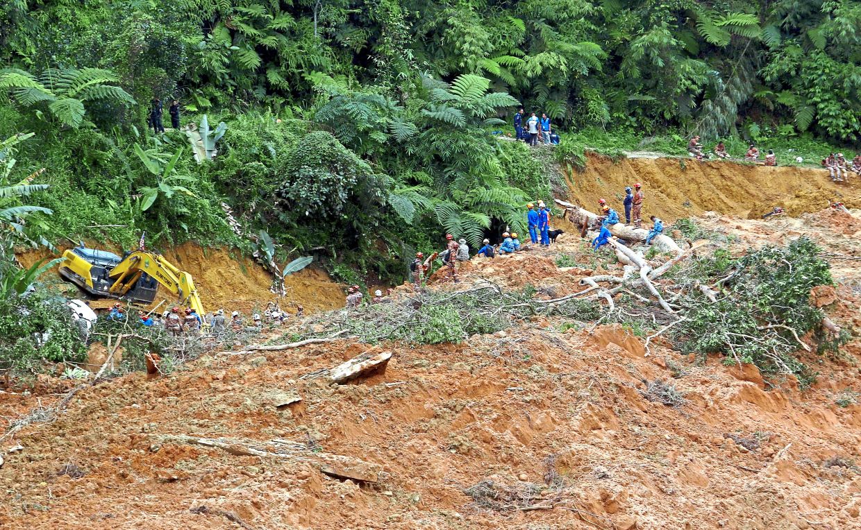 Batang Kali landslide: Search of Sector B ends, carcasses of two dogs found - Vimarsana News