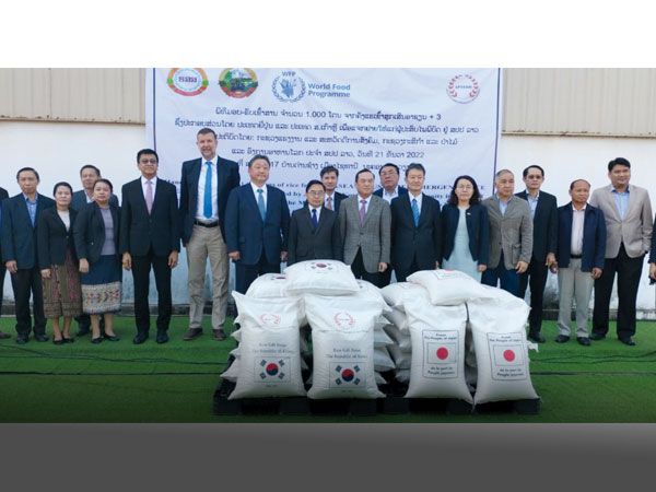 Lao govt receives 1,000 tonnes of rice for flood victims - Vimarsana News