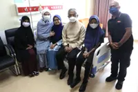 King, Queen visit 15-year-old leukaemia patient Mya Zara Damia