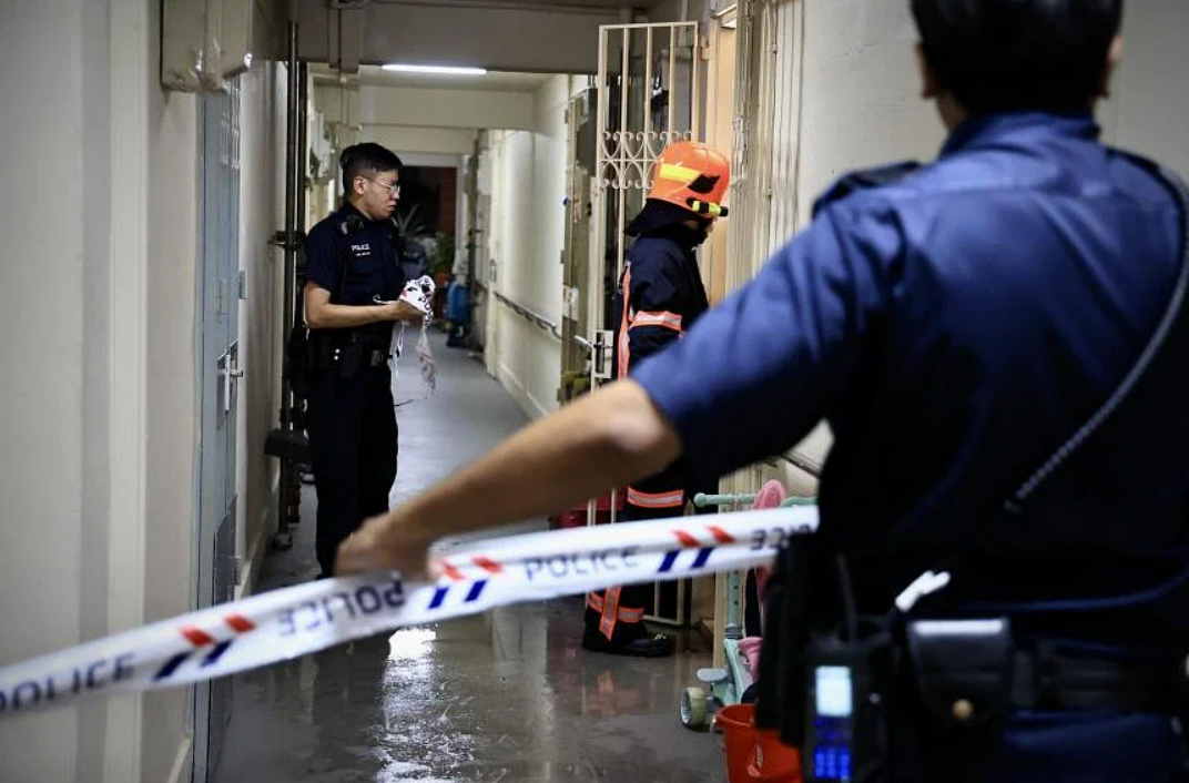 Two people taken to hospital after fire at Singapore flat - Vimarsana News