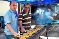 Ayam Percik Hutan Percha a big hit
