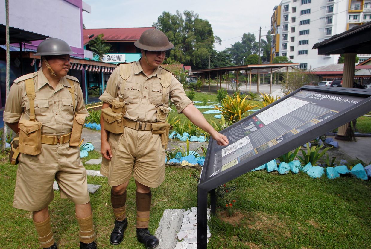 MHG will continue to research and document the history and stories from the various WWII battle sites in the state of Perak, says Shaharom (right). Photo: Bernama 