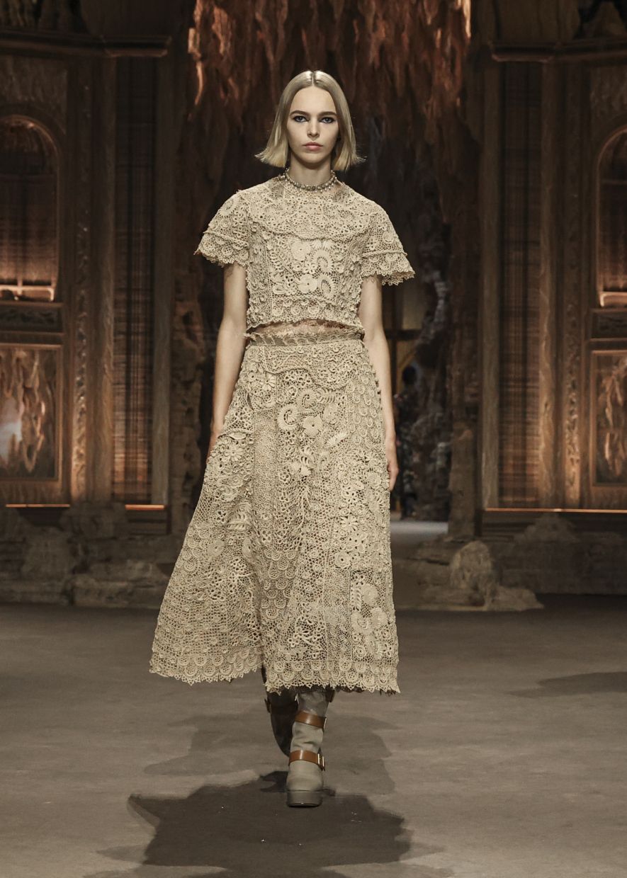 Beige will be everywhere, as well as gray, white and black. Photo: Dior